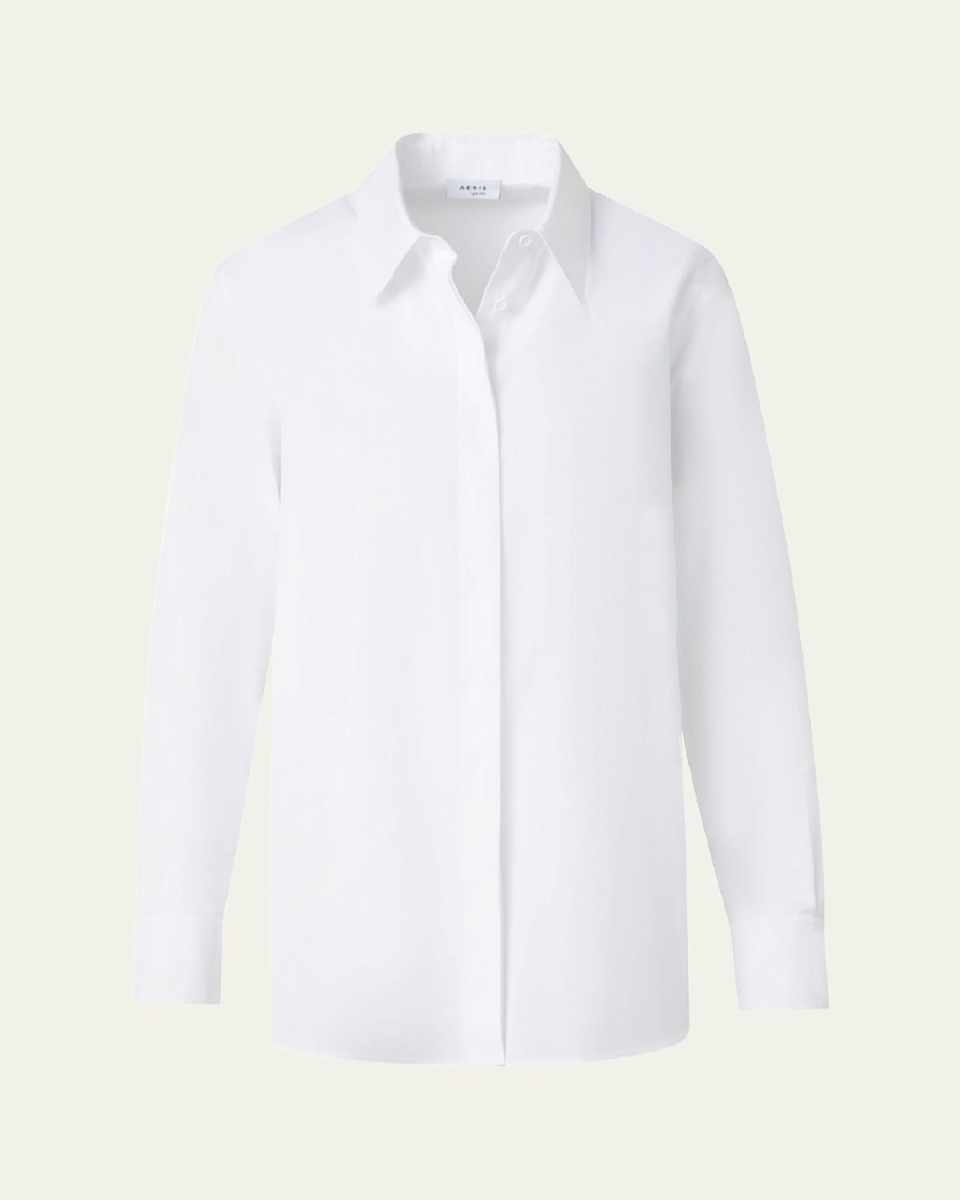 Tunic Cotton Poplin Blouse